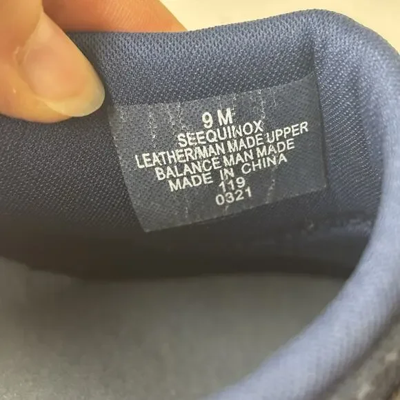 Easy Spirit Women's Size 9 M Seequinox Slip On Clog Loafer Blue Leather Comfort - Picture 8 of 9